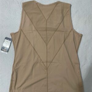 2XL Shoulder Support Tank in nude